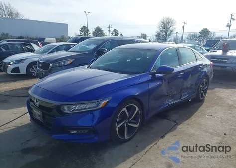 2018 Honda Accord Sport from USA, damaged, VIN 1HGCV1F34JA137705